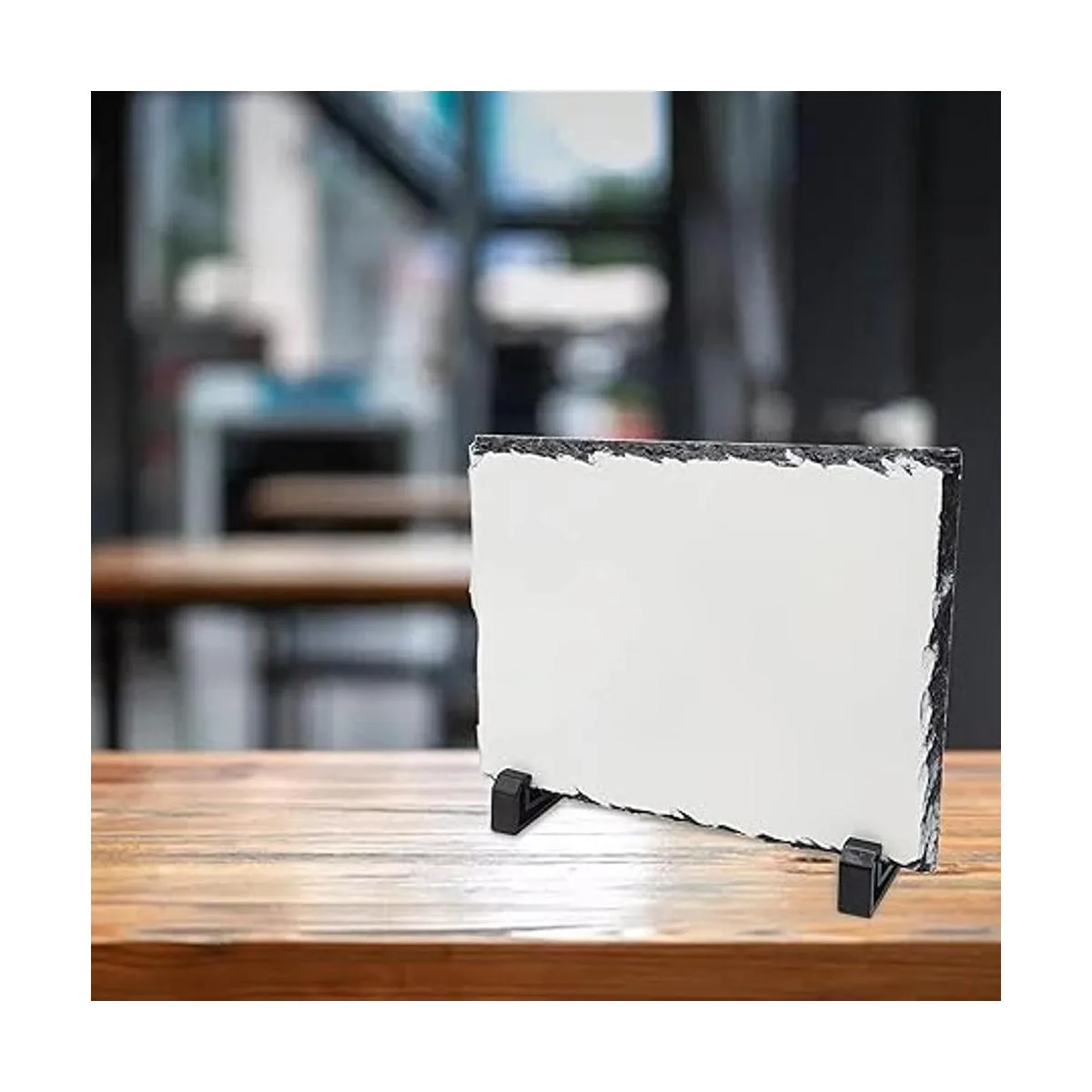 Marco de fotos de piedra pizarra en blanco de sublimación_5