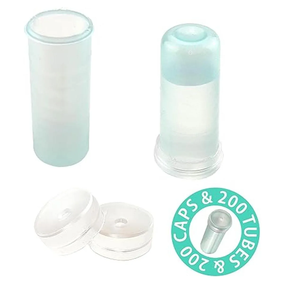 Paquete de 200 tubos de agua florales de 1.6 pulgadas con_3