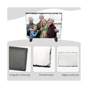 Marco de fotos de piedra pizarra en blanco de sublimación_3