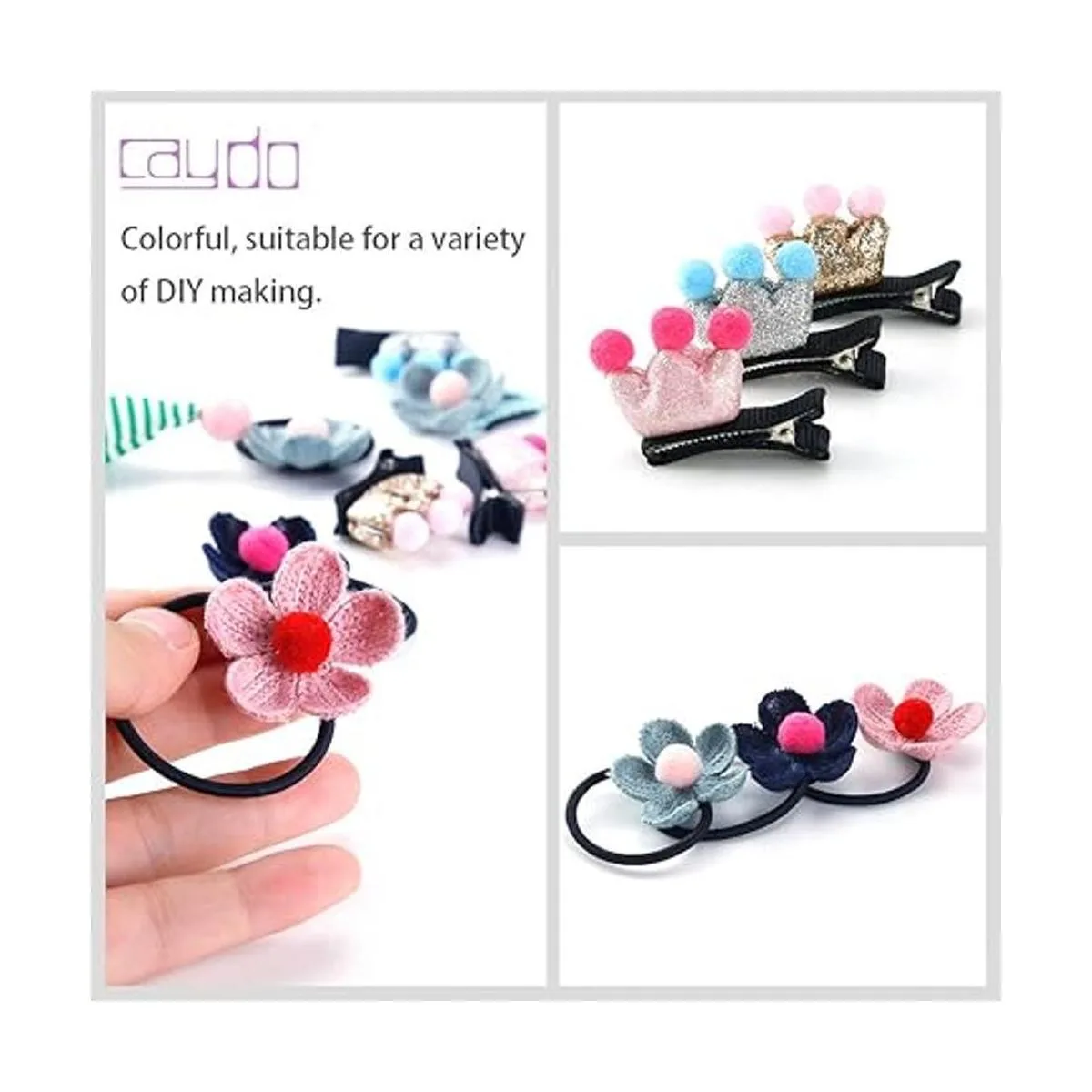 Caydo 2000 pompones multicolor para el día de San Valentín_7