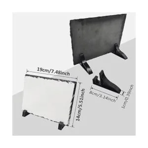 Marco de fotos de piedra pizarra en blanco de sublimación_2