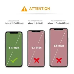 KIHUWEY Funda tipo cartera para iPhone 11 Pro soporte de_2