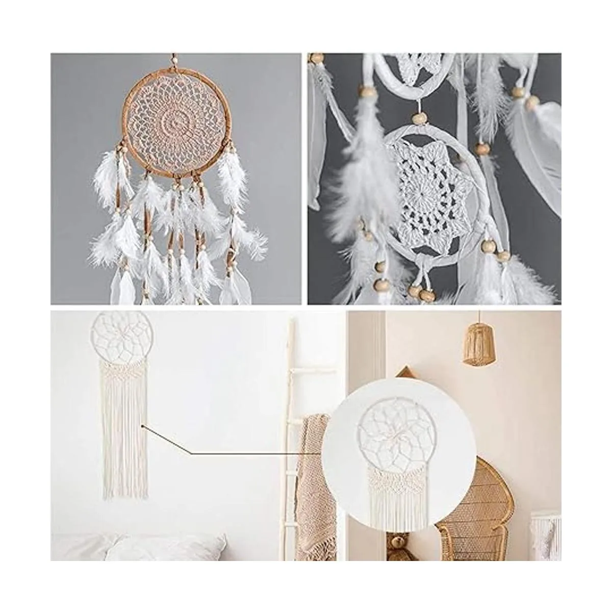 Gukasxi 3 tamaños 8 10 14 pulgadas de madera de bambú_3