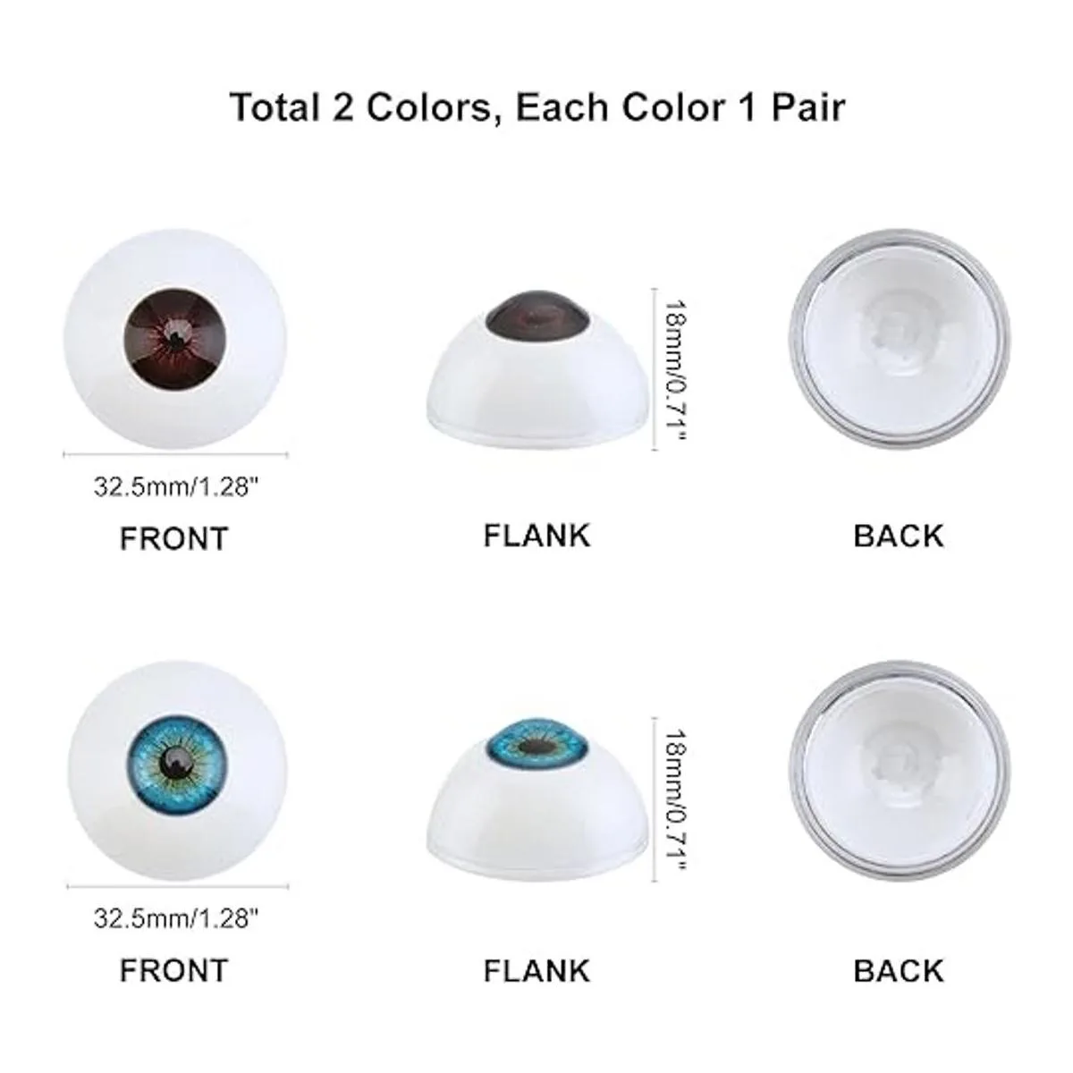 PH PandaHall 4 piezas de ojos acrílicos 1.260 in globos_4