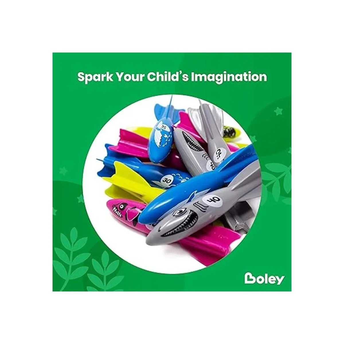 Boley Juguetes de natación de torpedo de buceo paquete de_3