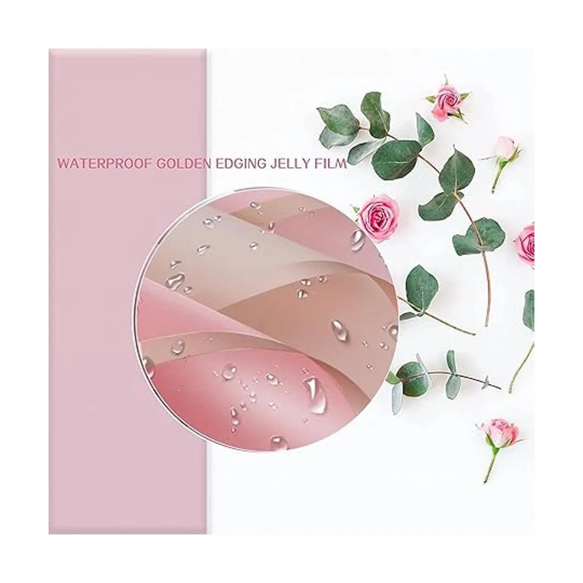 60 hojas de papel de regalo de flores translúcido borde_7