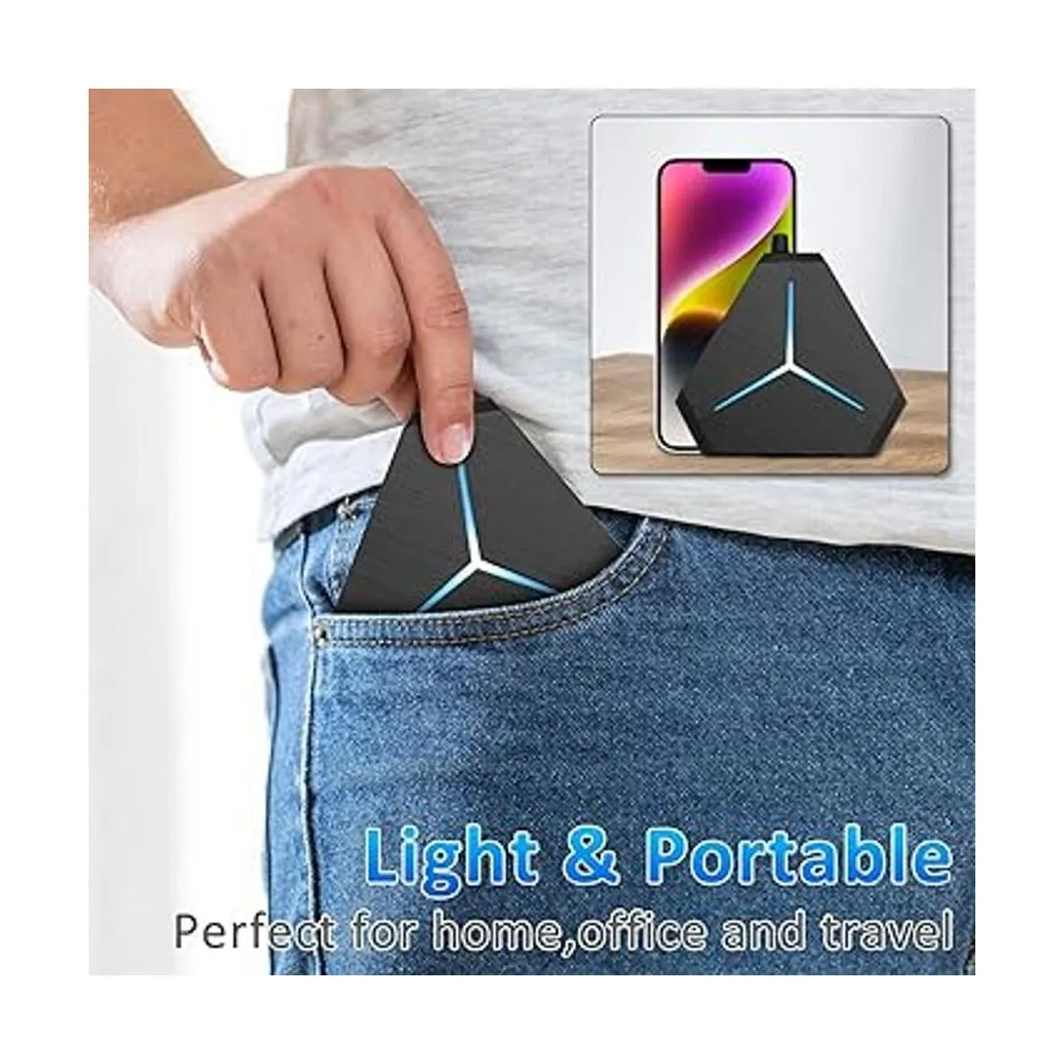 Hub USB 3.0 de 6 puertos concentrador USB C con cable de_6