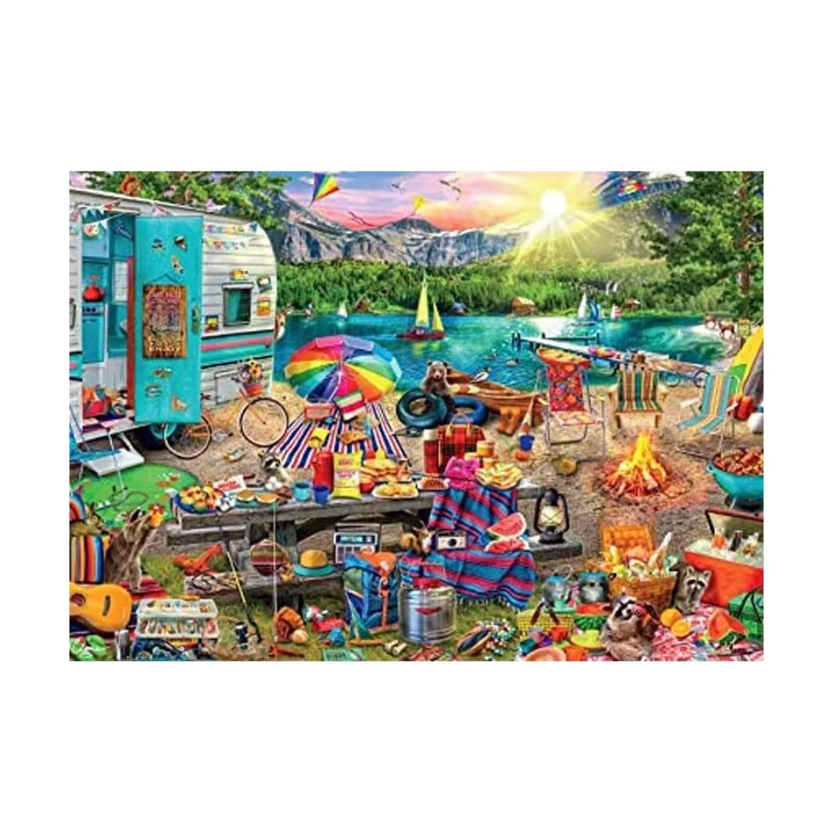 Buffalo Games Aimee Stewart Camping familiar_1