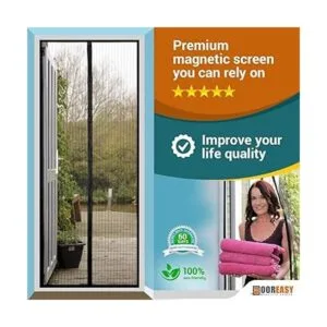 Doorreasy Pantalla de puerta magnética micro malla_6