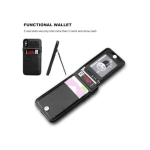 KIHUWEY Funda para iPhone X iPhone Xs con soporte para_4