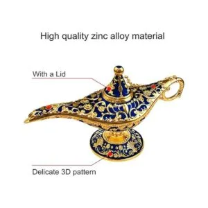 SUNMALL Lámpara vintage de Aladdin con genio luz de_2