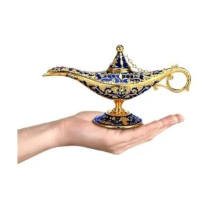 SUNMALL Lámpara vintage de Aladdin con genio luz de_5