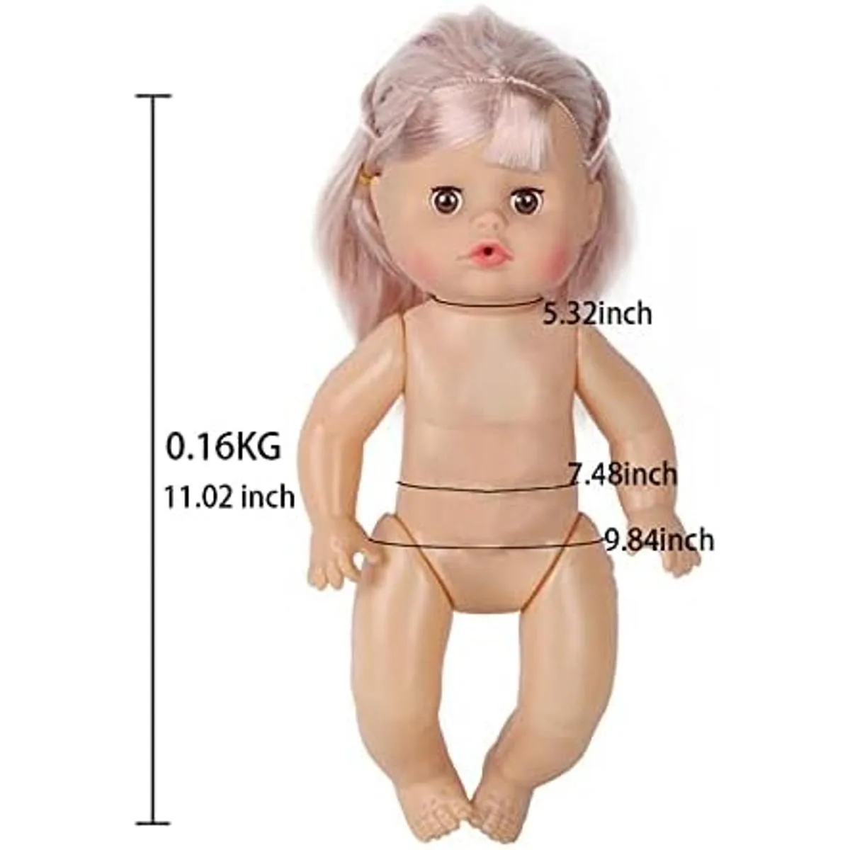 JING SHOW BUSSINESS Ropa de muñeca de bebé 6 juegos de_3