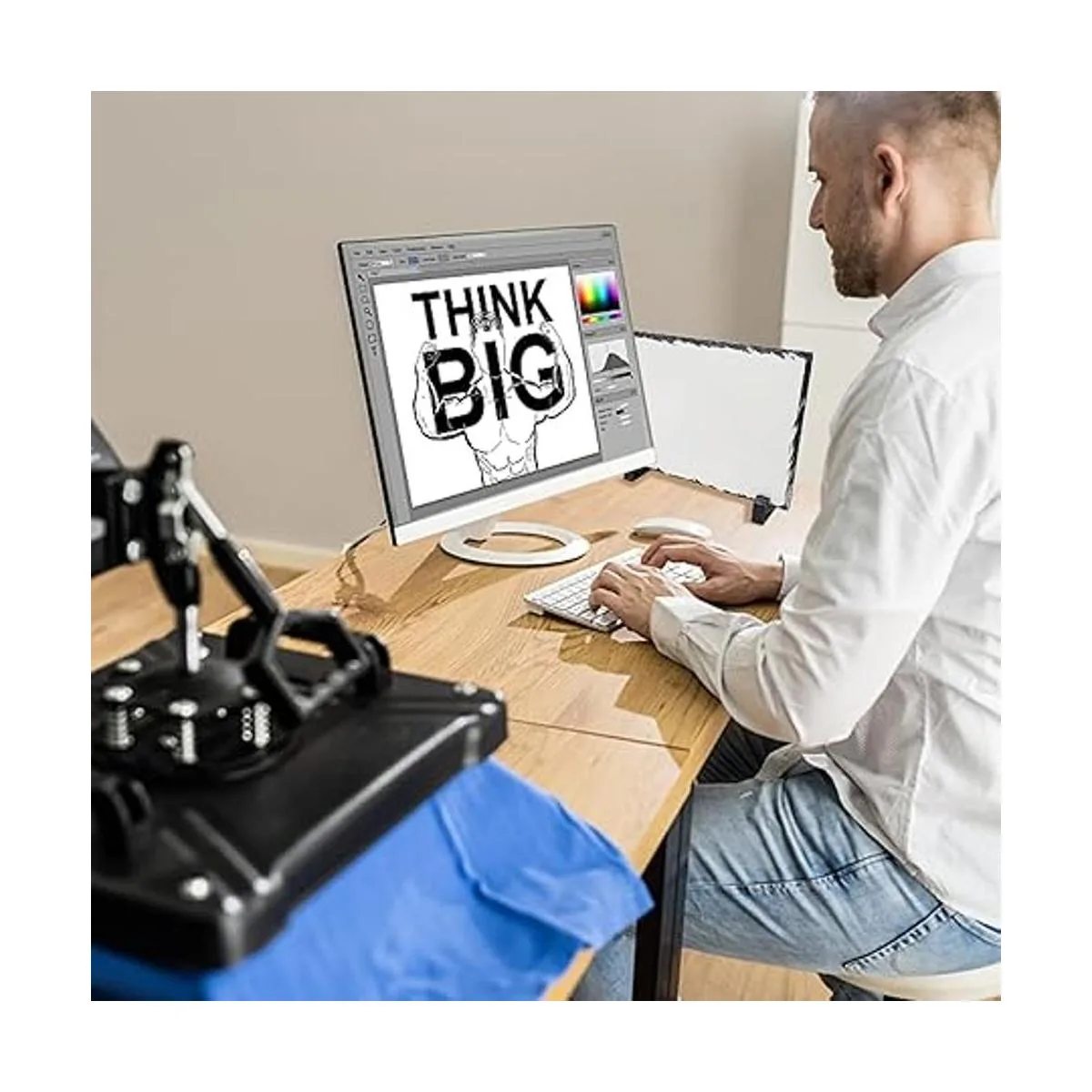 Marco de fotos de piedra pizarra en blanco de sublimación_7