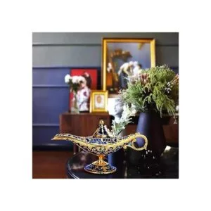SUNMALL Lámpara vintage de Aladdin con genio luz de_7