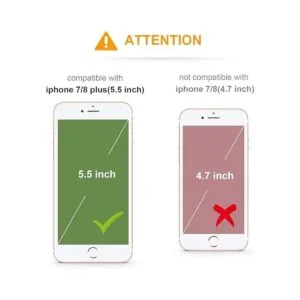 KIHUWEY Funda para iPhone 7 Plus iPhone 8 Plus con soporte_2