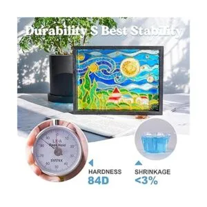 LETS RESIN Resina UV con luz kit de resina UV de 7.05 oz_4