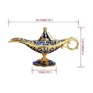 SUNMALL Lámpara vintage de Aladdin con genio luz de_3