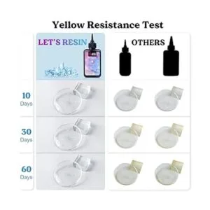 LETS RESIN Resina UV con luz kit de resina UV de 7.05 oz_5