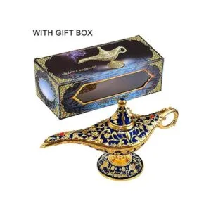 SUNMALL Lámpara vintage de Aladdin con genio luz de_4