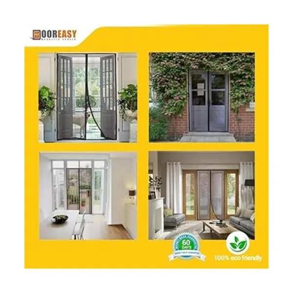 Doorreasy Pantalla de puerta magnética micro malla_3