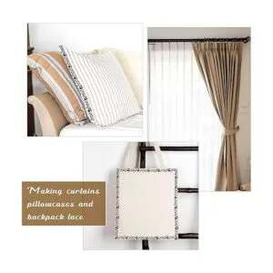 Shappy Cinta hueca de grogrén de 20 yardas de 1.102 in_3