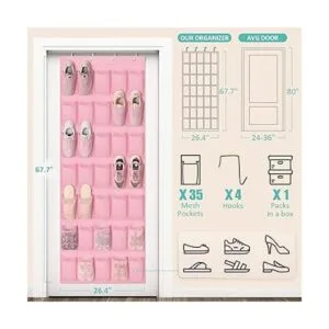 Organizadores de zapatos para colocar sobre la puerta_7