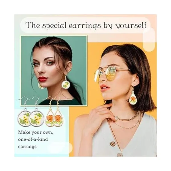 Kits de biseles abiertos de 264 piezas para hacer joyas de_4