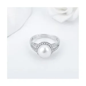 LGSY Anillo redondo de plata de ley 925 con circonita_4