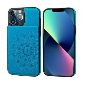Vaburs Funda tipo cartera para iPhone 13 Pro funda con_2