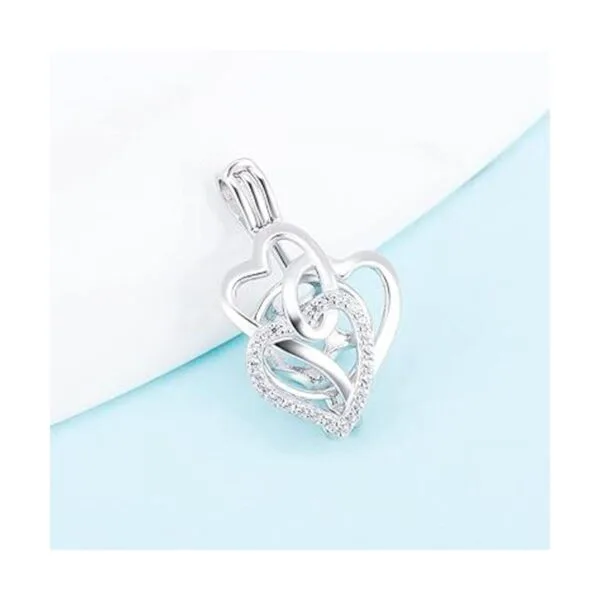 LGSY Colgante de jaula de corazón Trinity para_2