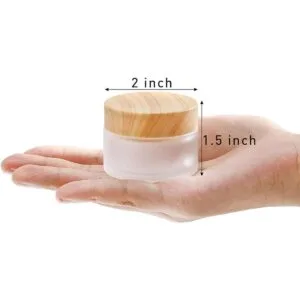 ZENFUN Juego de 12 recipientes de cosméticos de vidrio_2