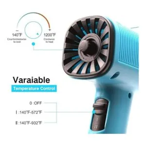 LDK Pistola de calor de 1200 W 140 932 140.0_3