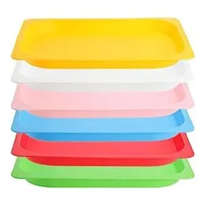 Elsjoy Juego de 6 bandejas de actividades de plástico 15_1