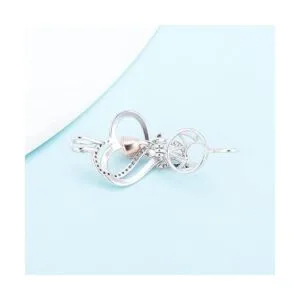 LGSY Colgante de plata de ley 925 con forma de corazón de_3