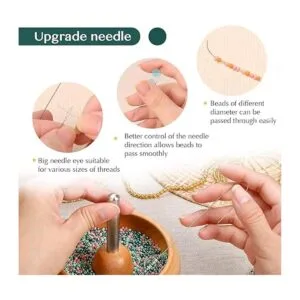 Tilhumt Kit giratorio de cuentas con cuentas bandejas_5