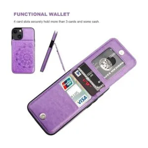 Vaburs Funda tipo cartera para iPhone 13 Mini función_3