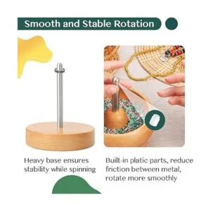 Tilhumt Kit giratorio de cuentas con cuentas bandejas_3