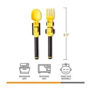 Dinneractive Juego de utensilios para niños tenedor y_6