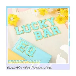 WILLBOND Parches de letras de felpilla autoadhesivos con_3