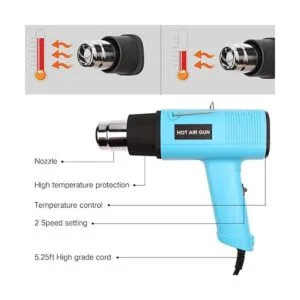 LDK Pistola de calor de 1200 W 140 932 140.0_2