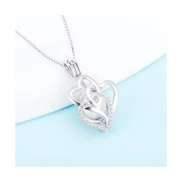 LGSY Colgante de jaula de corazón Trinity para_5