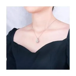 LGSY Colgantes de jaula de perlas trenzadas de plata de_6