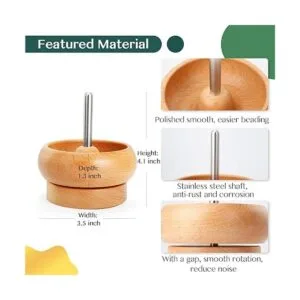 Tilhumt Kit giratorio de cuentas con cuentas bandejas_2