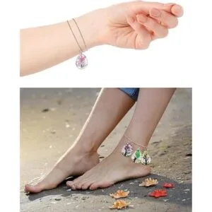 36 piezas de cuentas de resina transparente de encaje con_5