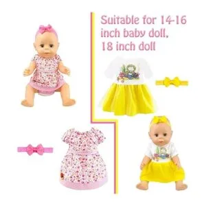 Accesorios para muñecas de bebé juego de alimentación y_2