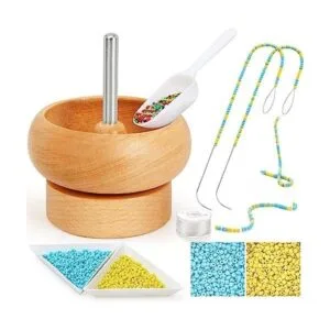 Tilhumt Kit giratorio de cuentas con cuentas bandejas_1