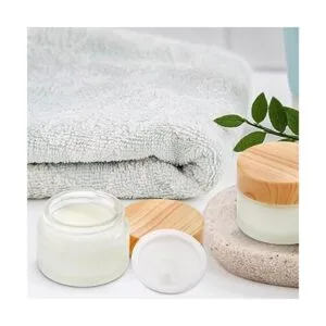 ZENFUN Juego de 12 recipientes de cosméticos de vidrio_4