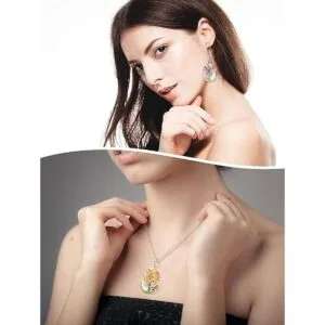 36 piezas de cuentas de resina transparente de encaje con_7