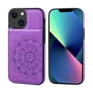 Vaburs Funda tipo cartera para iPhone 13 funda con_2